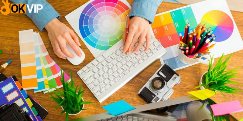 Nhân viên design có vai trò đảm bảo tính thẩm mỹ thông sản phẩm marketing