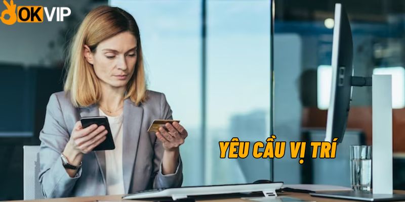 Yêu cầu về vị trí của bộ phận thẻ ngân hàng